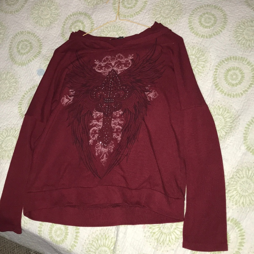 ❗️Free Kisses red sweatshirt❗️